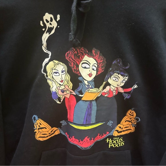 Disney Black Hocus Pocus Graphic Hoodie size XL - Picture 4 of 10
